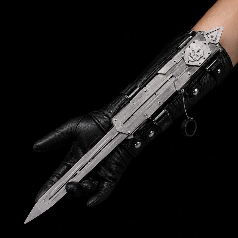 Black Flag Metal Hidden Blade