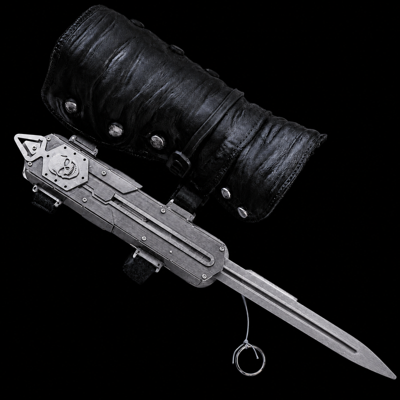 Black Flag Metal Hidden Blade